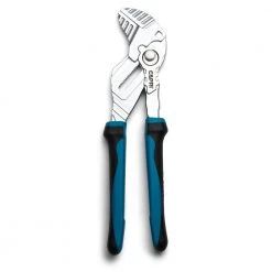 10 in. Adjustable Pliers Wrench with Smooth Parallel Jaws and Soft Grip Handle by Capri Tools