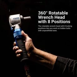 415 ft. lbs. 3/8 in. Air Angle Impact Wrench by Capri Tools -Capri Tools Sales Store capri tools air impact wrenches cp33100 1f 1000