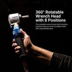 450 ft. lbs. 1/2 in. Air Angle Impact Wrench by Capri Tools -Capri Tools Sales Store capri tools air impact wrenches cp33105 1f 1000