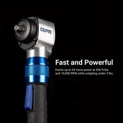 450 ft. lbs. 1/2 in. Air Angle Impact Wrench by Capri Tools -Capri Tools Sales Store capri tools air impact wrenches cp33105 4f 1000