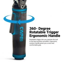 220 ft./lbs. 3/8 in. Flex-Head Air Angle Impact Wrench by Capri Tools -Capri Tools Sales Store capri tools air impact wrenches cp33200 44 1000