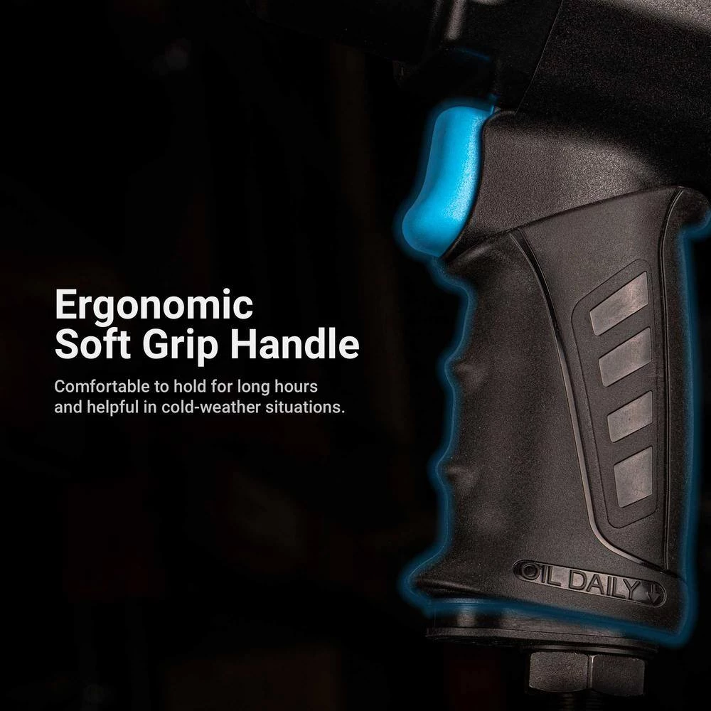 1490 ft./lbs. 3/4 in. Twin Power Air Impact Wrench with 6 in. Extended Anvil by Capri Tools 8 1490 ft./lbs. 3/4 in. Twin Power Air Impact Wrench with 6 in. Extended Anvil by Capri Tools - Image 6