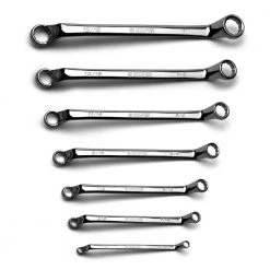 SAE 75-Degree Deep Offset Double Box End Wrench Set (7-Piece) by Capri Tools