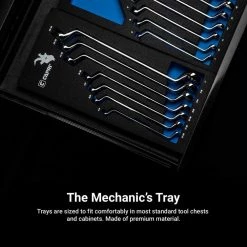 SAE 75-Degree Deep Offset Double Box End Wrench Set with The Mechanic's Tray (7-Piece) by Capri Tools -Capri Tools Sales Store capri tools box wrenches cp11950 7st 76 1000 1