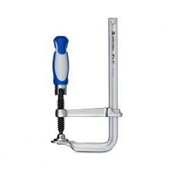 8 in. All Steel Bar Clamp with Foldable Ergonomic Handle and 4 in. Throat Depth (2-Pack) by Capri Tools