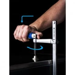 8 in. All Steel Bar Clamp with Foldable Ergonomic Handle and 4 in. Throat Depth by Capri Tools -Capri Tools Sales Store capri tools clamps cp11000 44 1000