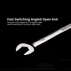 19 mm 6-Point Long Pattern Reversible Ratcheting Combination Wrench by Capri Tools 13 19 mm 6-Point Long Pattern Reversible Ratcheting Combination Wrench by Capri Tools -Capri Tools Sales Store capri tools combination wrenches cp15019 44 1000