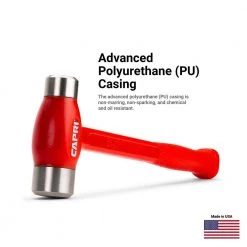 36 oz. Dual Steel Faced Dead Blow Hammer by Capri Tools -Capri Tools Sales Store capri tools dead blow hammers cpbpf36 1f 1000