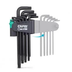 S2 Steel Long Arm Torx Key Wrench Set (9-Piece) by Capri Tools -Capri Tools Sales Store capri tools hex key sets 1 3040 44 1000 1