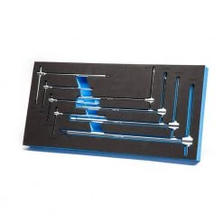 Metric Sliding T-Handle Hex Wrench Set with Mechanic's Tray (8-Piece) by Capri Tools