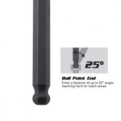 S2 Steel Metric/SAE Long Arm Ballpoint End Hex Key Set (18-Piece) by Capri Tools 10 S2 Steel Metric/SAE Long Arm Ballpoint End Hex Key Set (18-Piece) by Capri Tools -Capri Tools Sales Store capri tools hex key sets cp130ms 4f 1000 1