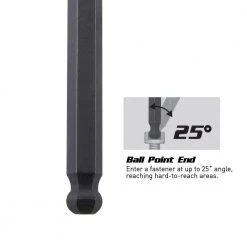 S2 Steel Metric/SAE Long Arm Ballpoint End Hex Key Set (18-Piece) by Capri Tools -Capri Tools Sales Store capri tools hex key sets cp130ms 4f 1000