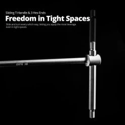 8 mm Sliding T-Handle Hex Wrench by Capri Tools -Capri Tools Sales Store capri tools hex keys cp13080m8 4f 1000