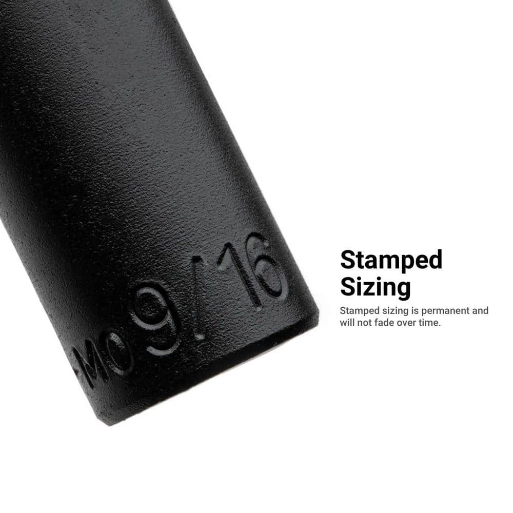 3/8 in. Drive SAE Semi-Deep Impact Sockets Set (12-Piece) by Capri Tools 4 3/8 in. Drive SAE Semi-Deep Impact Sockets Set (12-Piece) by Capri Tools - Image 2