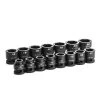 1/2 in. Drive Metric Stubby Impact Socket Set (15-Piece) by Capri Tools -Capri Tools Sales Store capri tools impact socket sets cp55400s 64 1000