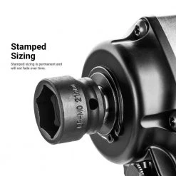 1/2 in. Drive SAE Stubby Impact Socket Set (11-Piece) by Capri Tools -Capri Tools Sales Store capri tools impact socket sets cp55430s 76 1000