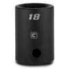 1/2 in. Drive 18 mm 6-Point Metric Shallow Impact Socket by Capri Tools