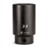 1/2 in. Drive 33 mm 6-Point Metric Deep Impact Socket by Capri Tools -Capri Tools Sales Store capri tools impact sockets 5 5233 64 1000