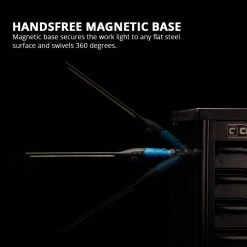 Ultra-Thin 620 Lumens COB LED Work Light in Cool White and UV Dual Mode Magnetic Swivel Base by Capri Tools -Capri Tools Sales Store capri tools jobsite lighting cp41800 1f 1000