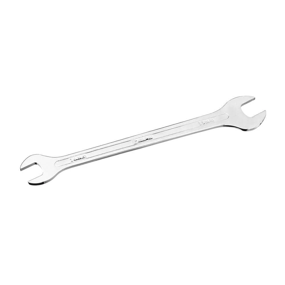 14 mm x 15 mm Super-Thin Open End Wrench by Capri Tools 3 14 mm x 15 mm Super-Thin Open End Wrench by Capri Tools