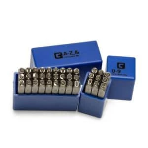 Professional 1/8 in. Letter and Number Stamp Set (36-Piece) by Capri Tools 3 Professional 1/8 in. Letter and Number Stamp Set (36-Piece) by Capri Tools
