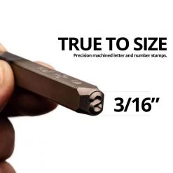 Professional 3/16 in. Letter and Number Stamp Set (36-Piece) by Capri Tools -Capri Tools Sales Store capri tools punches nail setter sets cp23100 316ln 1f 1000