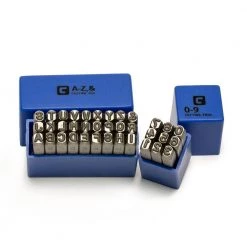 Professional 3/16 in. Letter and Number Stamp Set (36-Piece) by Capri Tools