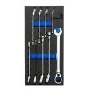 SAE 6-Point Long Pattern Reversible Ratcheting Combination Wrench Set with Mechanic's Tray (9-Piece) by Capri Tools -Capri Tools Sales Store capri tools ratcheting wrenches cp15050mt 64 1000