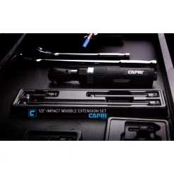 1/2 in. Drive 3, 6 and 12 in. Wobble Impact Extension Bar Set (3-Piece) by Capri Tools -Capri Tools Sales Store capri tools socket extension sets 5 8151 44 1000
