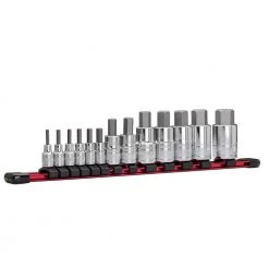 SAE Hex Bit Socket Set (13-Piece) by Capri Tools