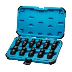 1/2 in. Drive Metric Universal Impact Socket Set (11-Piece) by Capri Tools