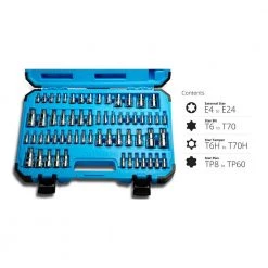 Torx Master Bit Socket Set (60-Piece) by Capri Tools -Capri Tools Sales Store capri tools socket sets cp30031 76 1000 1