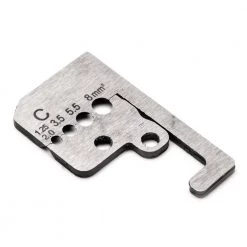 1.25 mm square to 8 mm square Wire Stripper Blades by Capri Tools