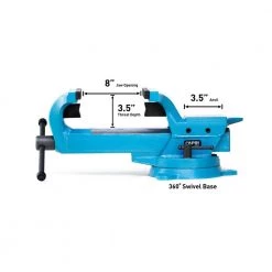 6 in. Ultimate Grip Forged Steel Bench Vise by Capri Tools -Capri Tools Sales Store capri tools vises cp10516w 4f 1000