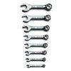 WaveDrive Pro SAE Stubby Combination Wrench Set for Regular and Rounded Bolts (8-Piece) by Capri Tools -Capri Tools Sales Store capri tools wrench sets cp11750 8ssbpk 64 1000